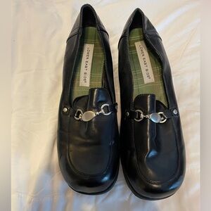 Size 12 chunky heel loafers.